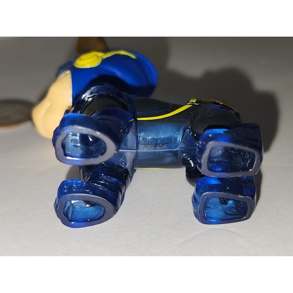 Paw Patrol Chase Mighty Pups Movie Replacement Toy Figure Translucent‎ body